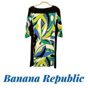 Banana Republic Bold Graphic Dress Size Small